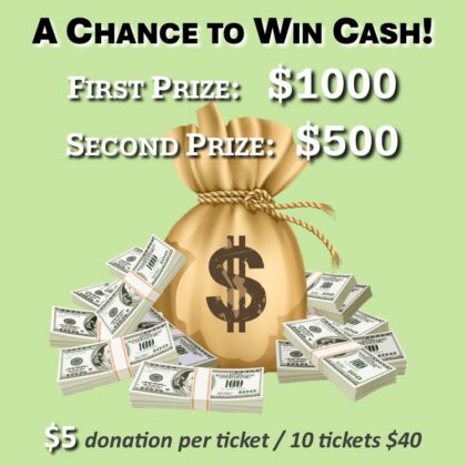 OPPORTUNITY DRAWING #3 – CASH PRIZES